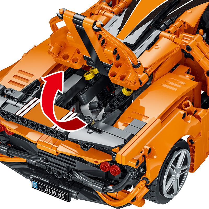 Mork 023011-1 Technik Rennwagen Apollo Modell 1:14 Baustein 1397 Teile