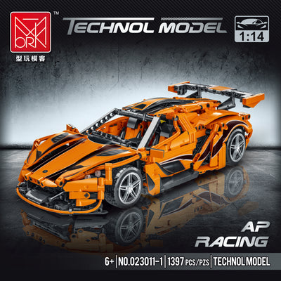 Mork 023011-1 Technik Rennwagen Apollo Modell 1:14 Baustein 1397 Teile