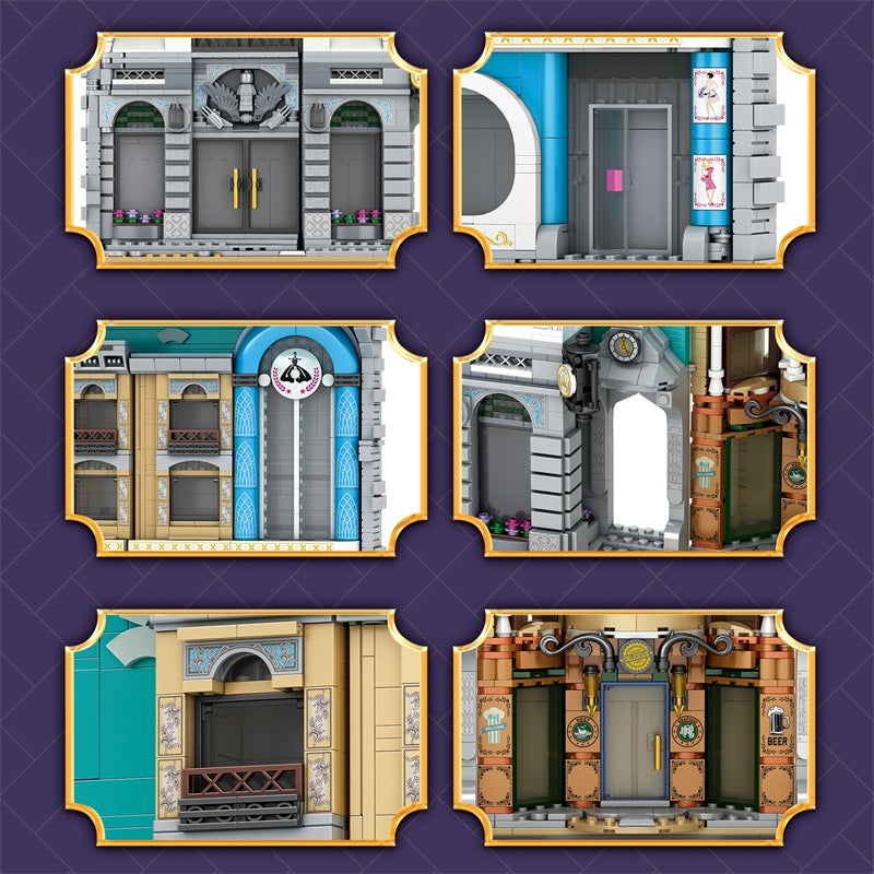 Reobrix 66032 Buchstütze Book Straßen Streetview Beleuchtungsset 3108 Teile OVP