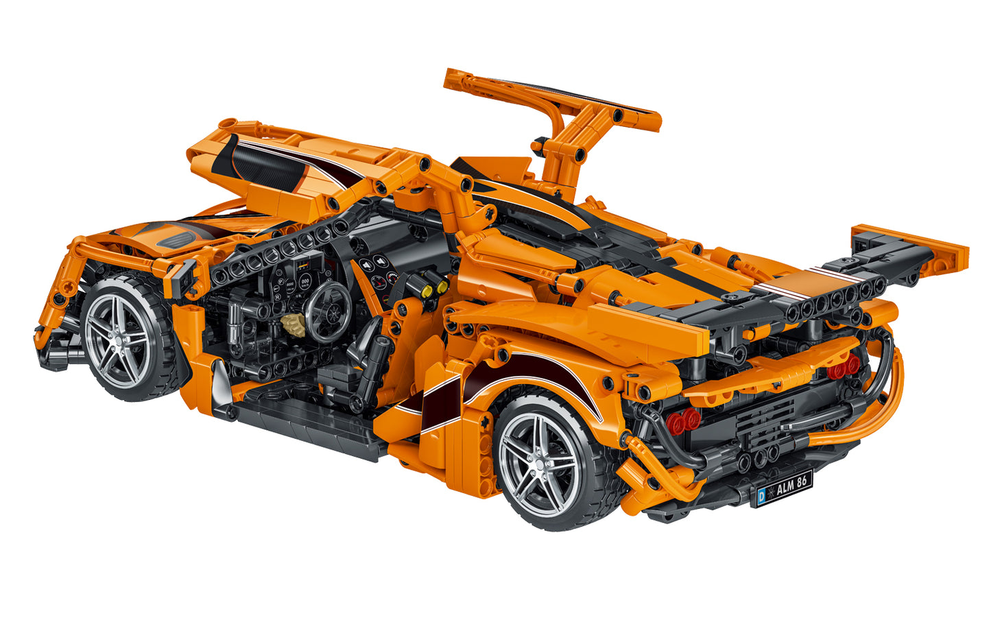 Mork 023011-1 Technik Rennwagen Apollo Modell 1:14 Baustein 1397 Teile