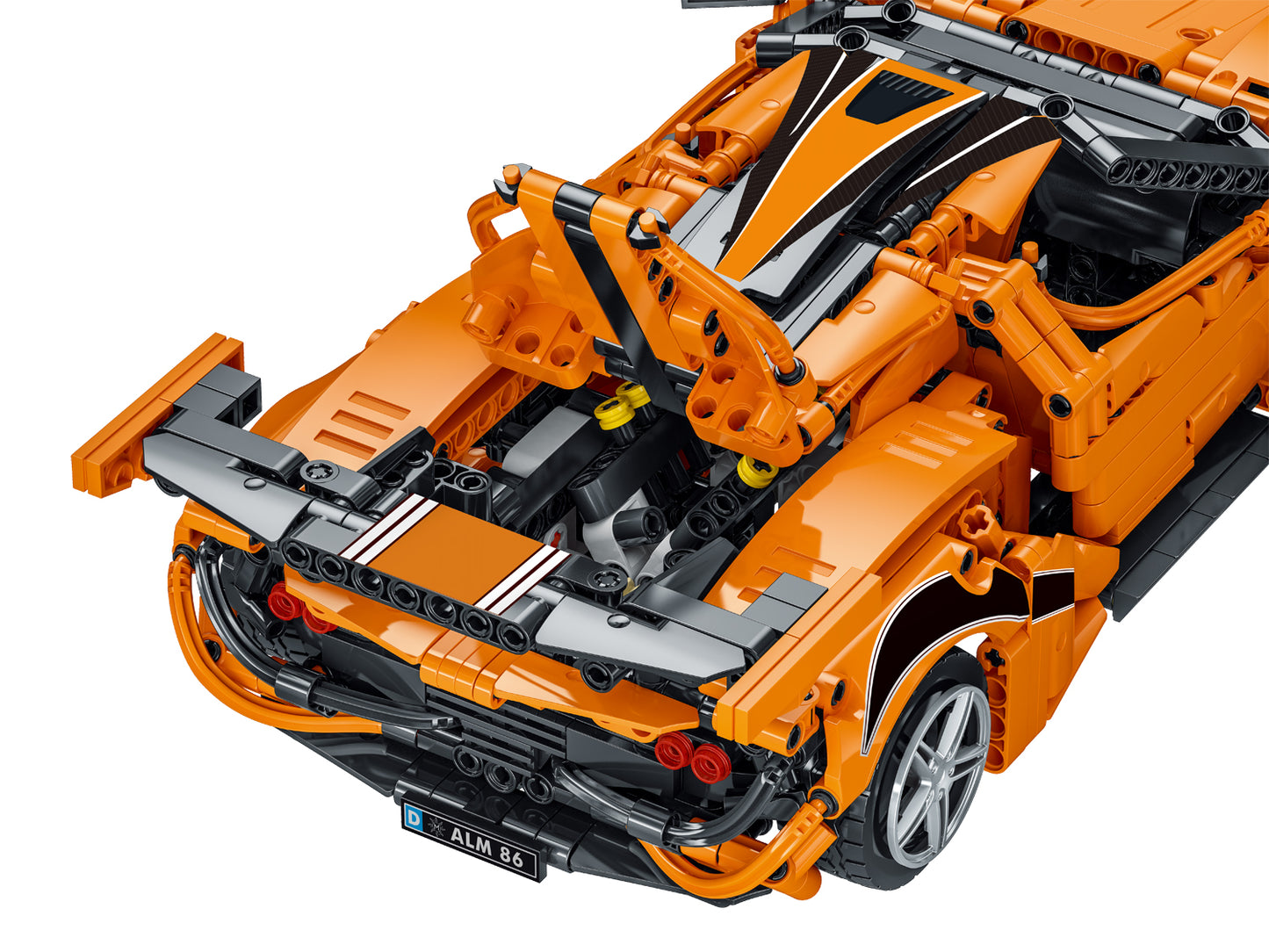 Mork 023011-1 Technik Rennwagen Apollo Modell 1:14 Baustein 1397 Teile