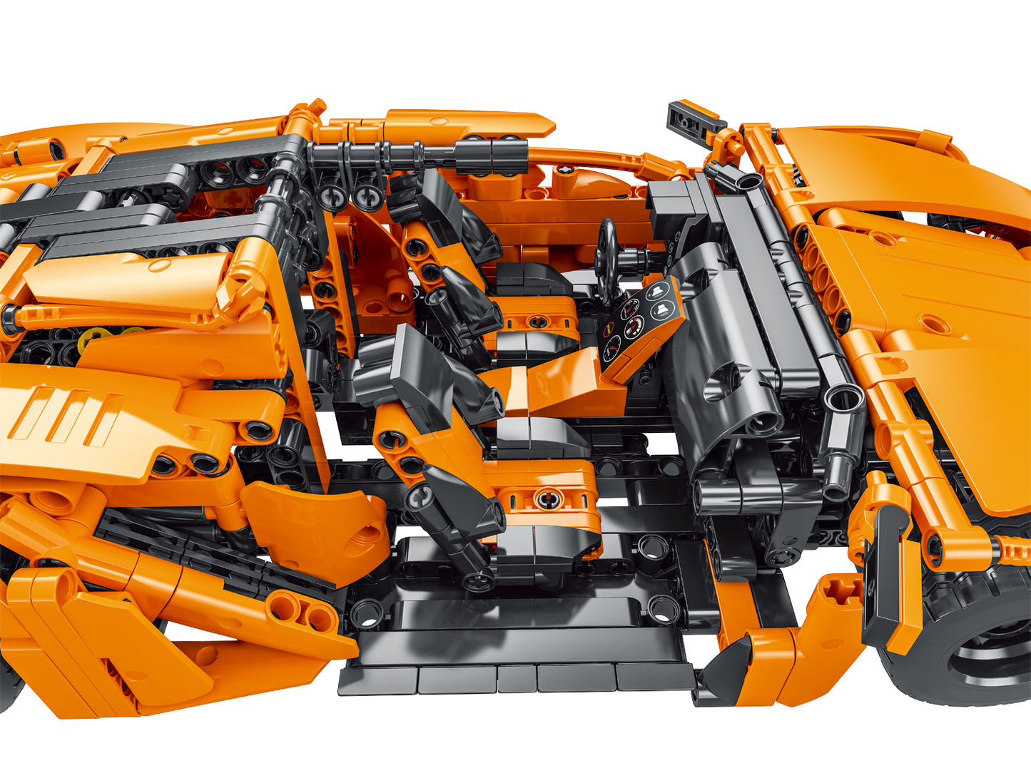 Mork 023011-1 Technik Rennwagen Apollo Modell 1:14 Baustein 1397 Teile