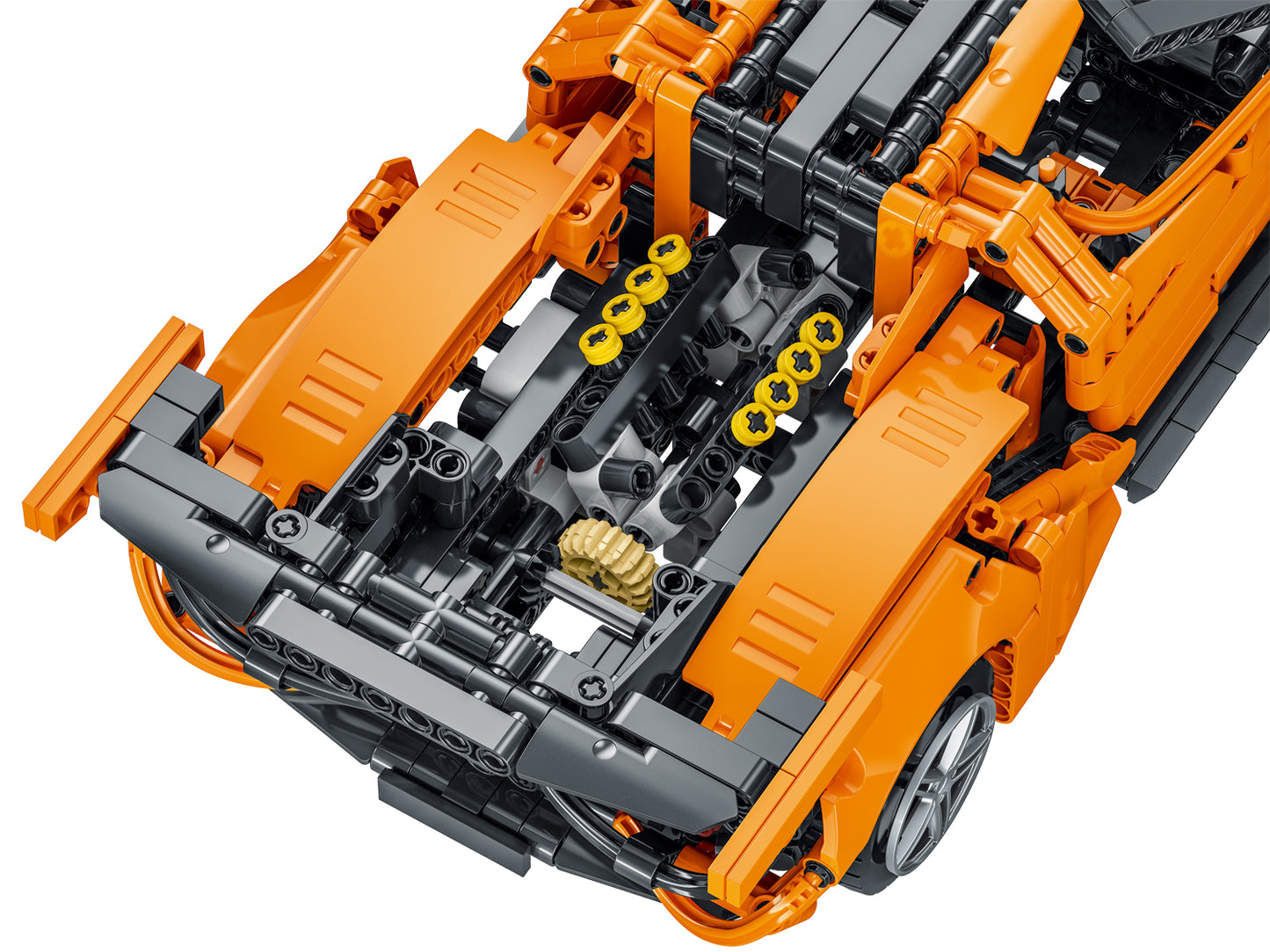 Mork 023011-1 Technik Rennwagen Apollo Modell 1:14 Baustein 1397 Teile